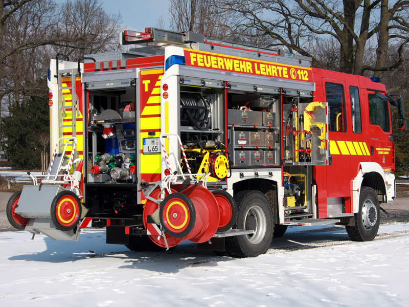 Feuerwehr Lehrte - HLF T Heck