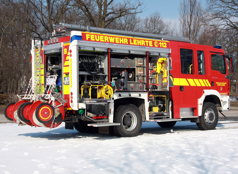 Feuerwehr Lehrte - HLF B Heck