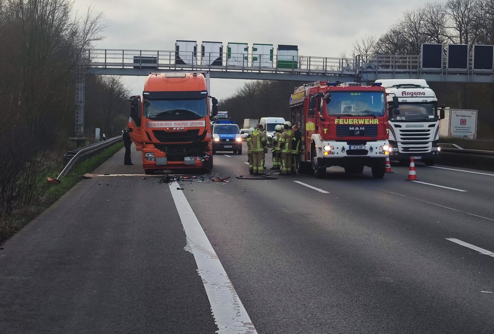 LKW-Unfall