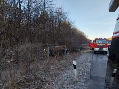 Verkehrsunfall mit zwei beteiligten Fahrzeugen