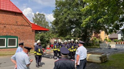 Teilnahme am 100-jährigen Jubiläumswettkampf der Ortsfeuerwehr Kolshorn