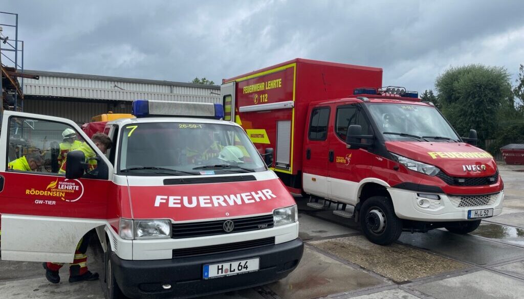 Die Tier- und Wasserrettung an der Einsatzstelle