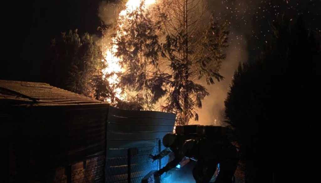 Lagebild beim Eintreffen der Feuerwehr