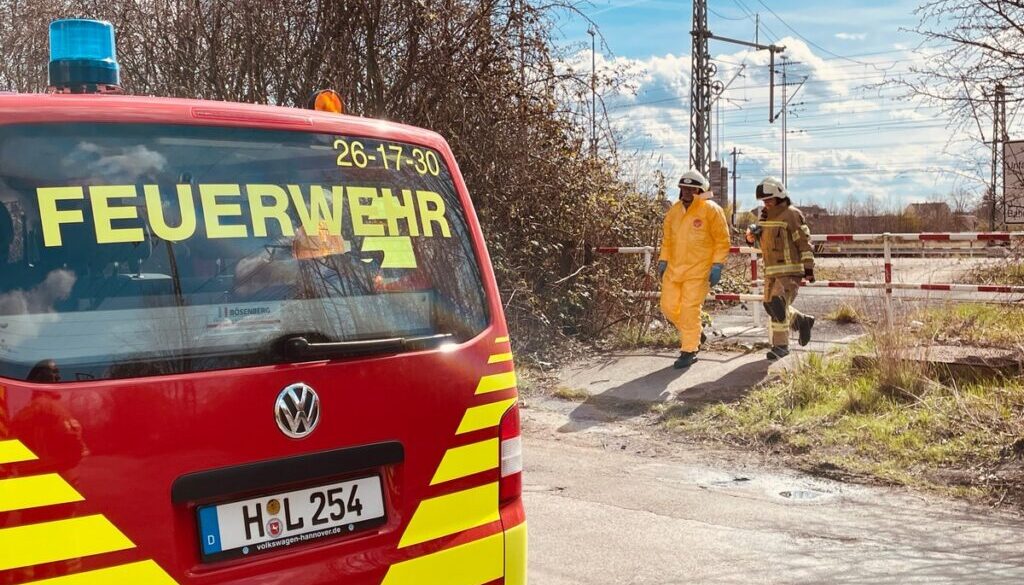 An der Einsatzstelle